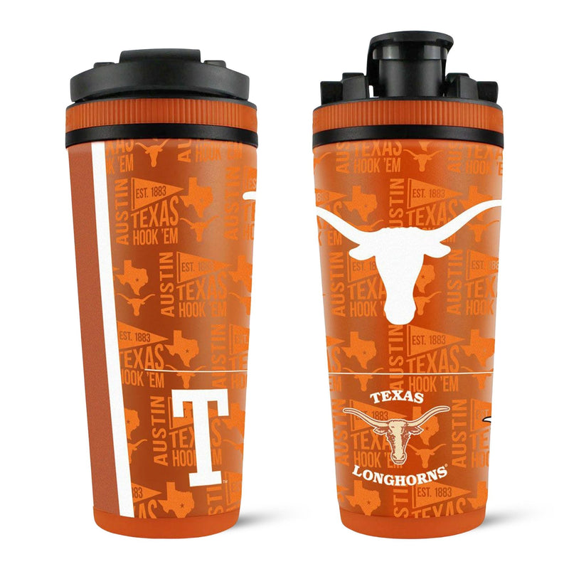 Load image into Gallery viewer, The College Vault - University of Texas Longhorns 4D Ice Shaker

