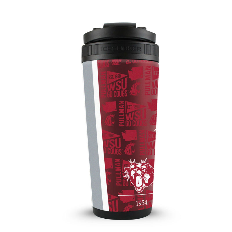 Load image into Gallery viewer, Officially Licensed Washington State University 26oz Ice Shaker

