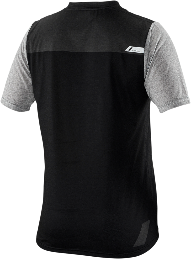 Load image into Gallery viewer, 100% Airmatic Jersey - Short-Sleeve - Black/Charcoal - Medium 41312-057-11
