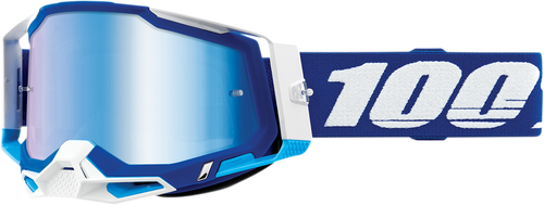 100% Racecraft 2 Goggles - Blue - Blue Mirror 50010-00002