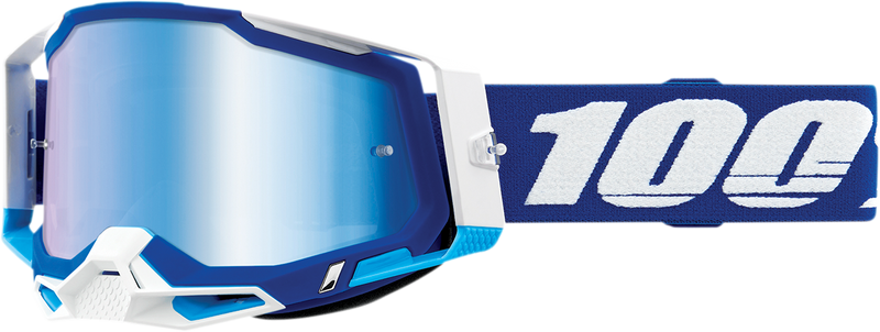 Load image into Gallery viewer, 100% Racecraft 2 Goggles - Blue - Blue Mirror 50010-00002
