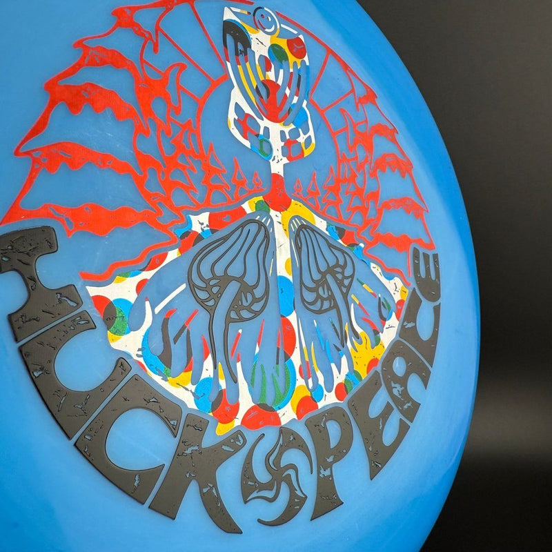 Load image into Gallery viewer, Soft Neo Spore - Huk Lab Peace Triple Foil Stamp
