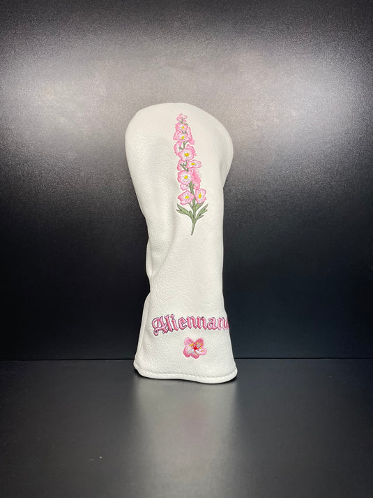 Pink Snapdragon Flower Headcover