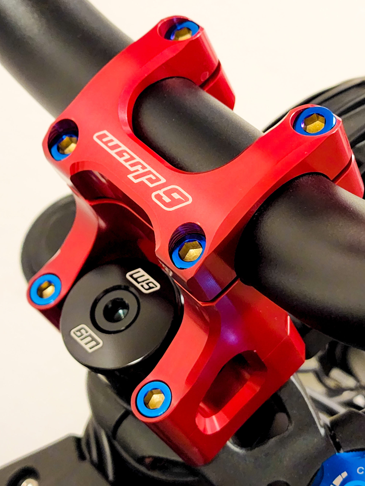 Load image into Gallery viewer, Surron Light Bee/Talaria Sting Bar Mount Titanium Bolt Kit By Warp 9
