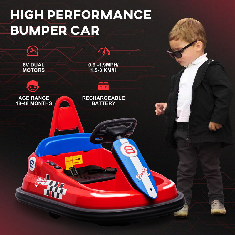 Load image into Gallery viewer, 360° Rotating Electric Bumper Car for Kids - Fun Ride On Toy with 6V Battery
