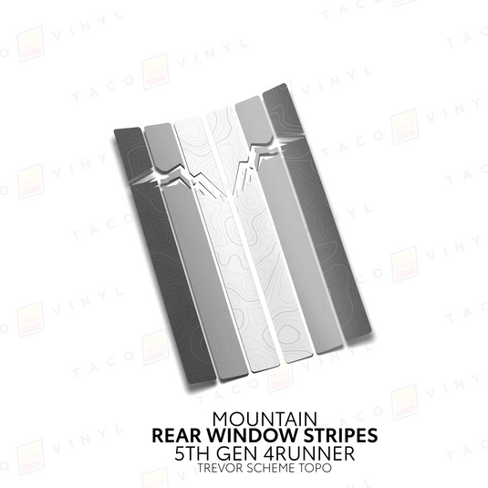 4Runner Rear Window Stripes