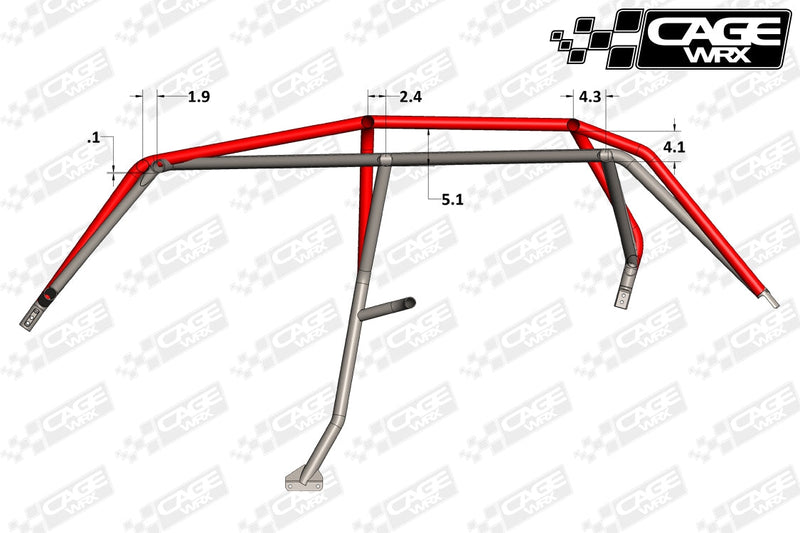 Load image into Gallery viewer, Polaris RZR XP4 / XP4 Turbo (2014-2018) Roll Cage KIT | &quot;BAJA SPEC&quot;
