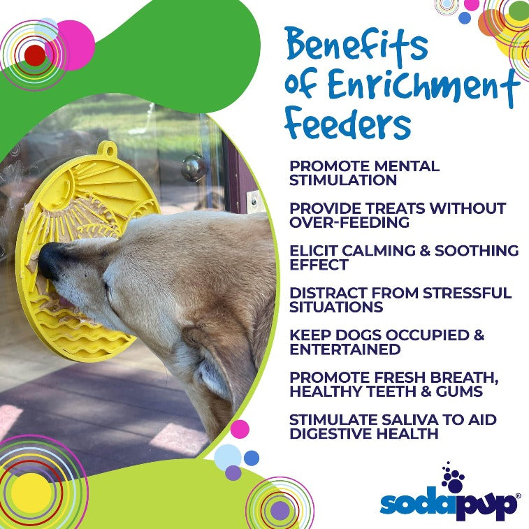 Load image into Gallery viewer, Sun n' Sea eMat - Enrichment Lick Mat For Dogs and Cats - With Suction Cups - Beach Design | USA Made

