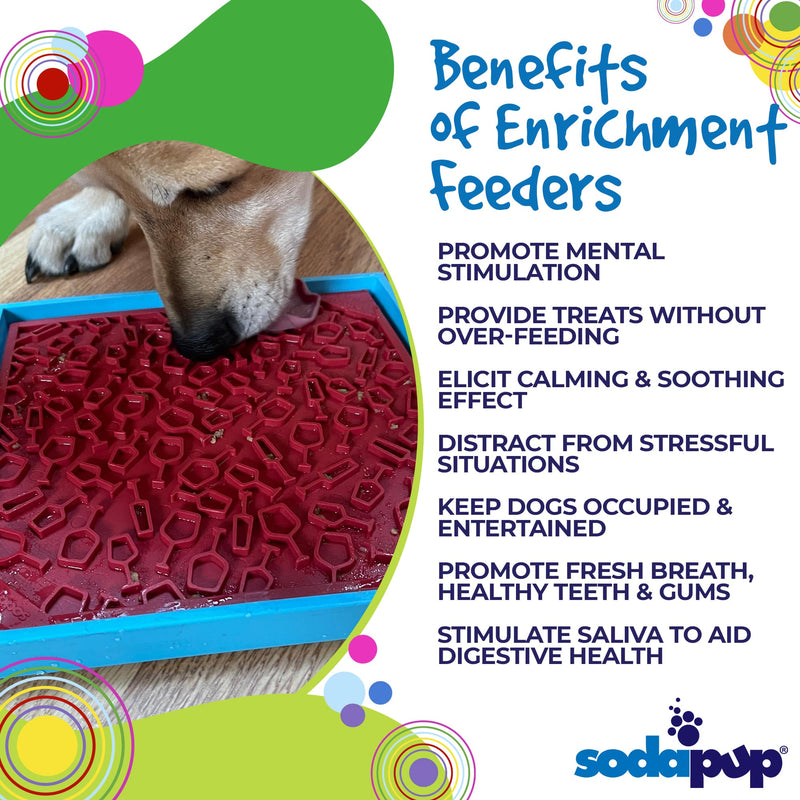 Load image into Gallery viewer, Vino Dog eMat - Enrichment Lick Mat For Dogs and Cats | Wine-Inspired Design| SodaPup
