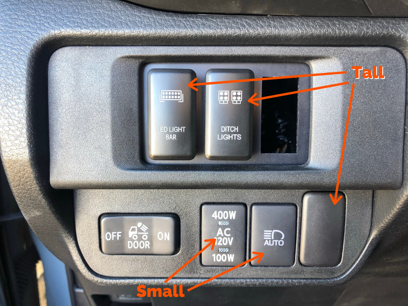 Load image into Gallery viewer, Small Style Toyota OEM Style "DITCH LIGHTS" Switch
