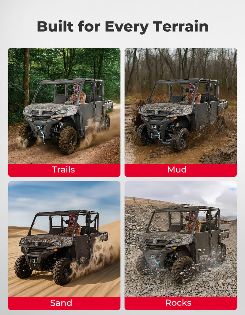 Load image into Gallery viewer, Aluminum 4pcs Half Doors for CFMOTO Uforce 1000XL 2022-2025
