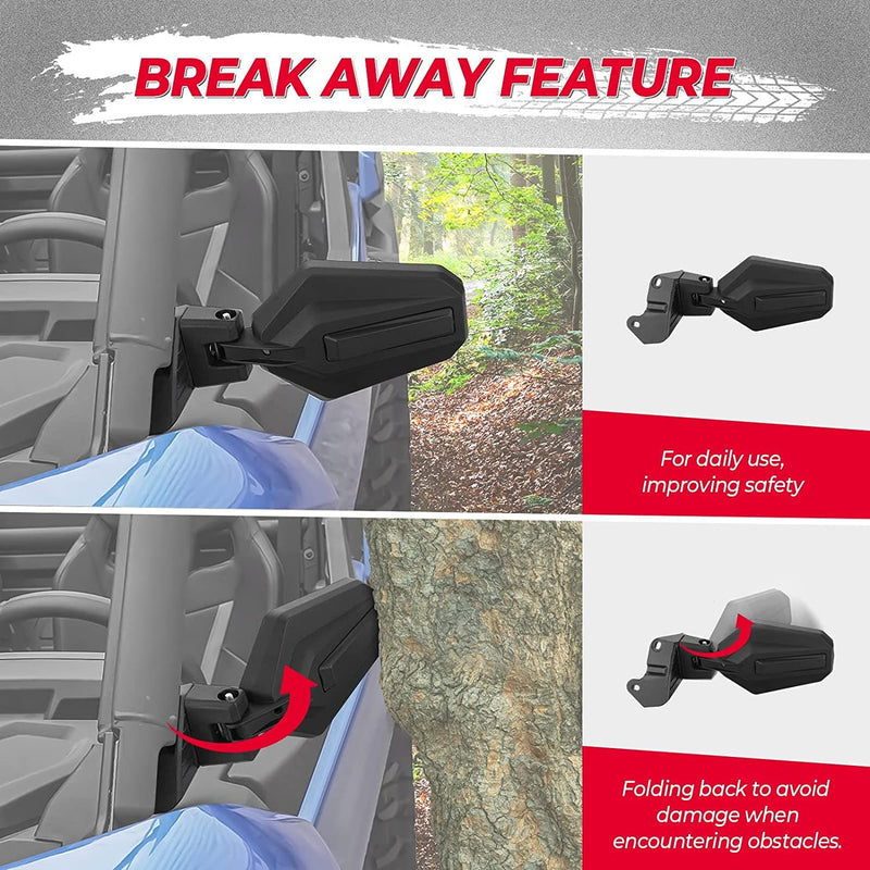Load image into Gallery viewer, One Pair Side Mirrors for Can-Am Maverick Sport &amp; Trail, Commander
