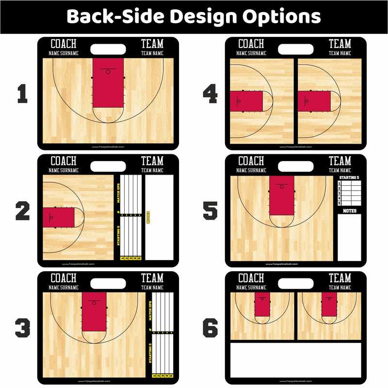 Load image into Gallery viewer, Custom High School Basketball Coaching Board 22 x 17.5 in (Magnetic)
