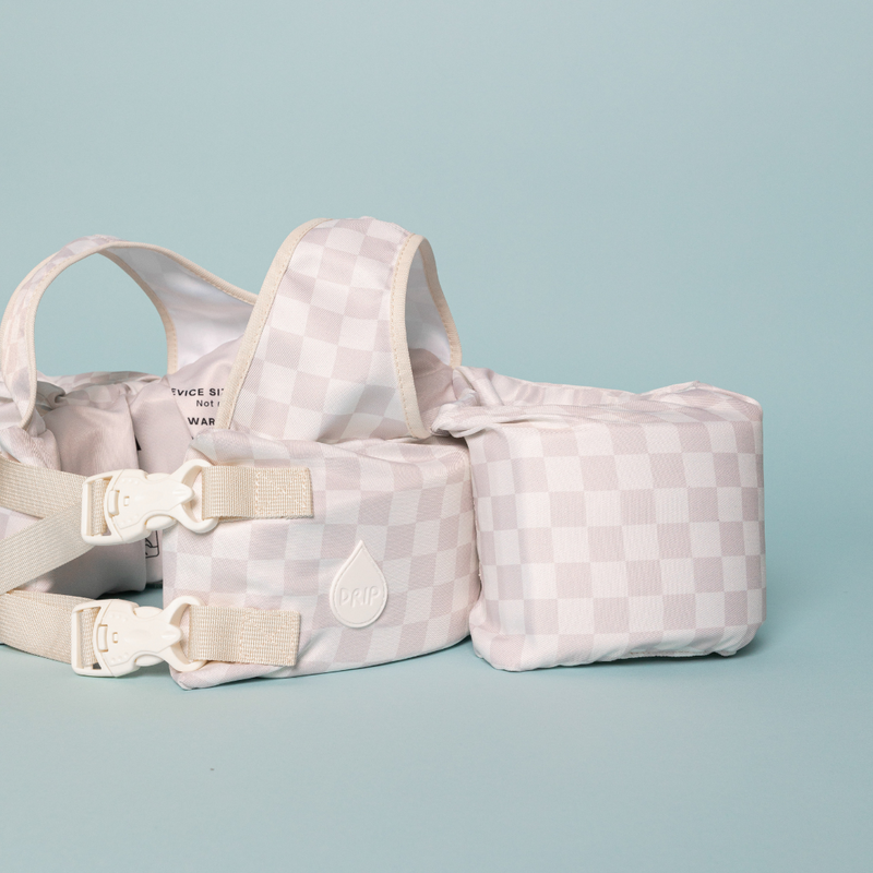 Load image into Gallery viewer, Neutral Checkered Kids Float
