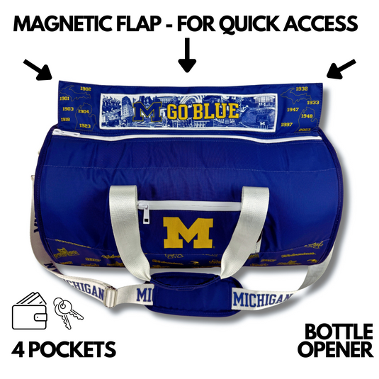 University of Michigan Duffel Cooler