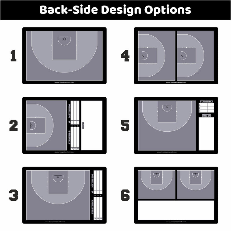 Load image into Gallery viewer, Custom 3x3 Basketball Coaching Board 15.7 x 10.6 in (Classic)
