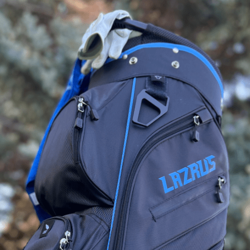 Load image into Gallery viewer, Lazrus Golf Premium Black Golf Bags
