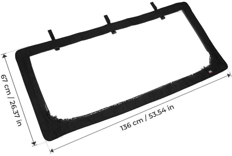 Load image into Gallery viewer, Clear Full Soft Window for Kawasaki Mule2500/3000/Polaris Ranger
