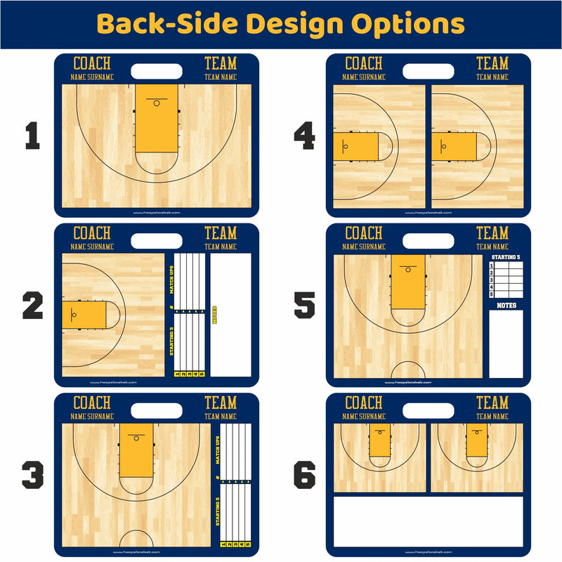 Load image into Gallery viewer, Custom Women's NCAA Basketball Coaching Board 15.7 x 12.6 in (Magnetic)
