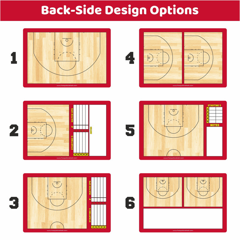 Load image into Gallery viewer, Custom WNBA Basketball Coaching Board 15.7 x 10.6 in (Classic)
