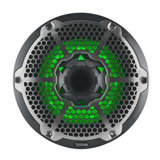 10” Marine 2-Way Hybrid Speaker with RGB LED, Compression Driver and Neodymium Magnet | 450W RMS 4-Ohm