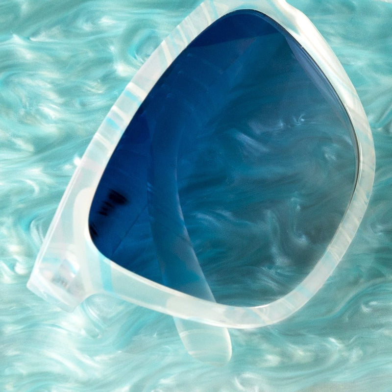 Load image into Gallery viewer, &quot;Marbleous Blue Yonder” OG Polarized Sunglasses
