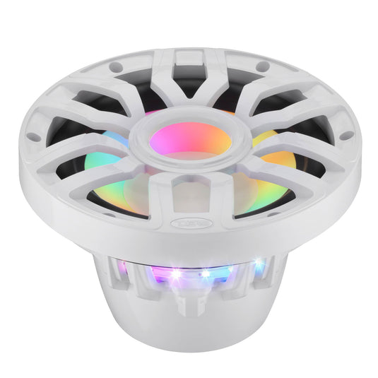 10” Marine Subwoofer with Hybrid Magnet Motor, Removable Grille and Digital LED Lights - 500W RMS 4-Ohm