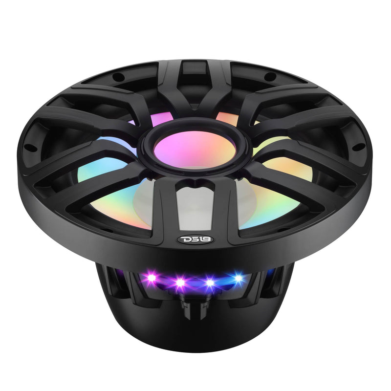 Load image into Gallery viewer, 12” Marine Subwoofer with Hybrid Magnet Motor, Removable Grille and Digital LED Lights - 600W RMS 4-Ohm

