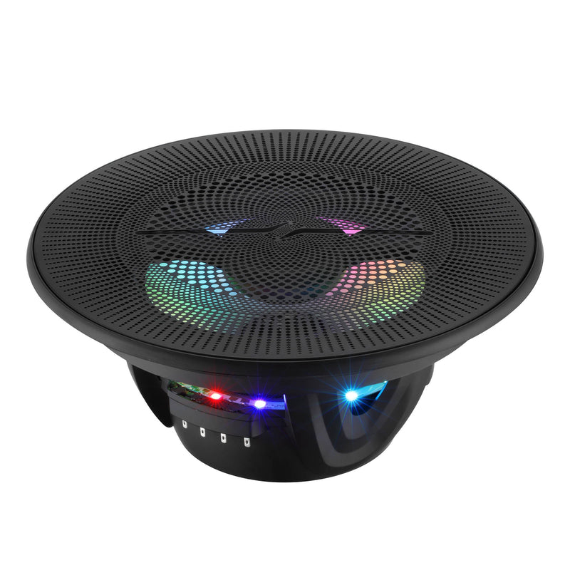 Load image into Gallery viewer, Luxury 8” 2-Way Marine Coaxial Speaker with Digital LED Lights and Flush Magnetic Mount Grille | 175W RMS 4-Ohm
