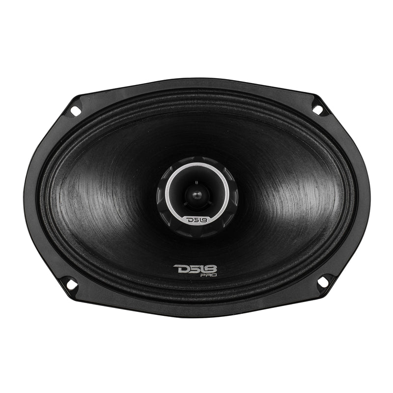 Load image into Gallery viewer, PRO-ZT 6x9&quot; Coaxial Mid-Range Loudspeaker with Water Resistant Cone Built-in Bullet Tweeter and Grill | 275W RMS 4-Ohm
