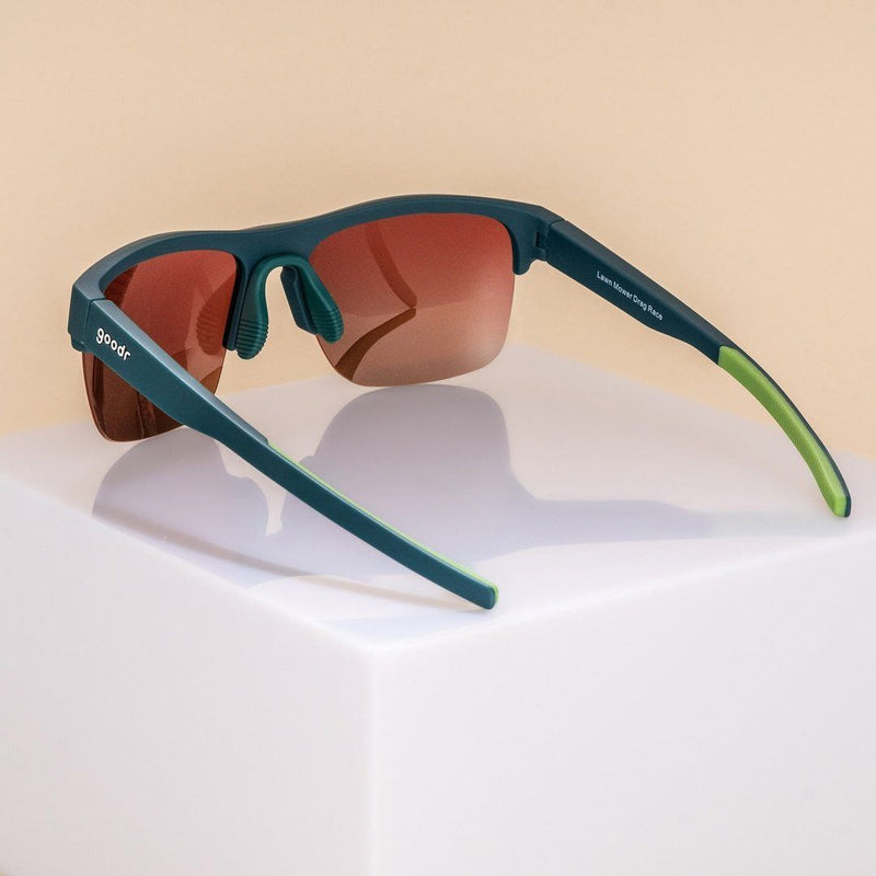Load image into Gallery viewer, "Lawn Mower Drag Race" Flex G Polarized Sunglasses
