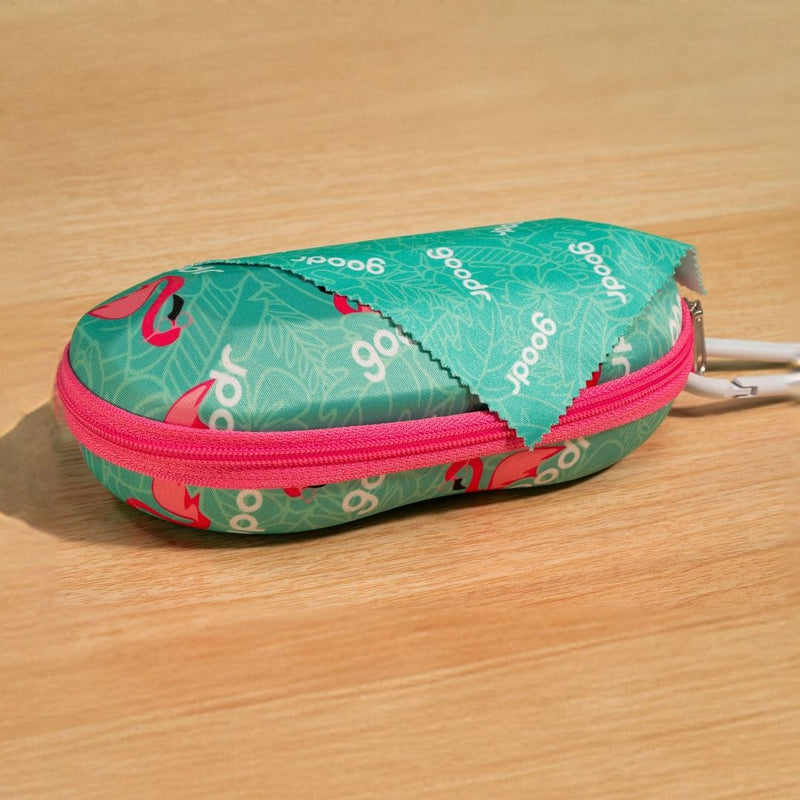 Load image into Gallery viewer, &quot;Best Case Scenario” Sunglasses Case with Carabiner

