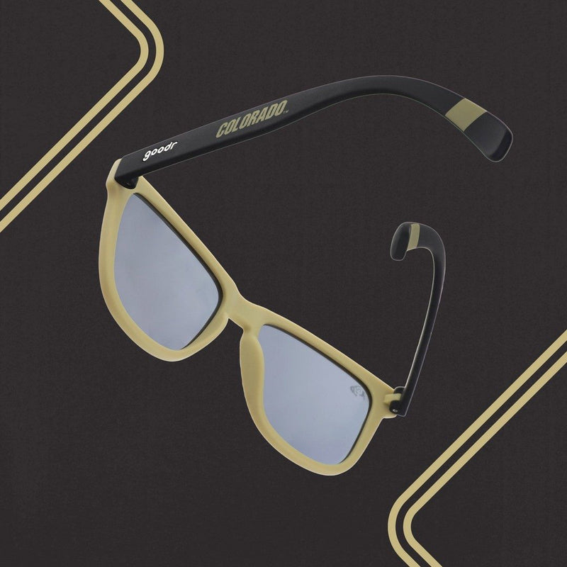 Load image into Gallery viewer, &quot;Let&#39;s Go Buffs!!!” CU Collegiate OG Polarized Sunglasses
