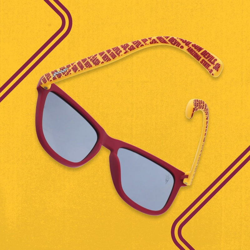 Load image into Gallery viewer, &quot;Forks Up, Sunnies On” ASU Collegiate OG Polarized Sunglasses
