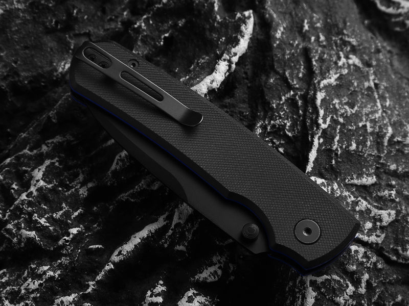 Load image into Gallery viewer, The Loyalist Folding Pocket Knife Giftset for Men and Women (Black and Blue)
