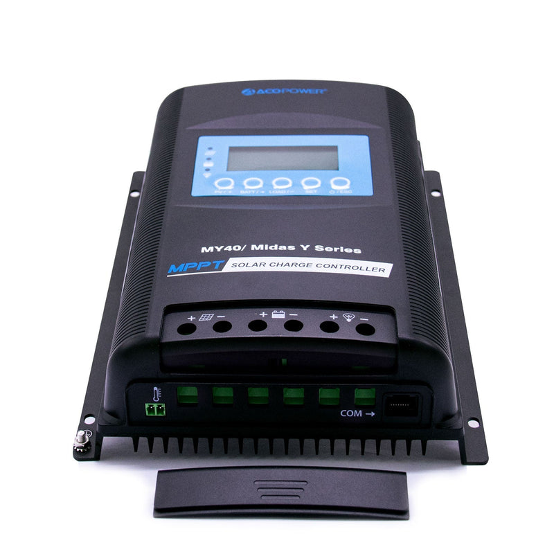 Load image into Gallery viewer, Acopower Midas 40A MPPT Negative Ground Solar Panel Charge Controller LCD Display
