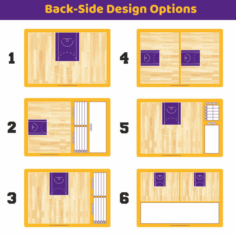 Load image into Gallery viewer, Custom NBA Basketball Coaching Board 15.7 x 10.6 in (Classic)
