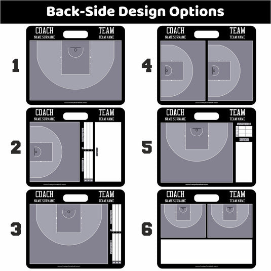 Custom 3x3 Basketball Coaching Board 15.7 x 12.6 in (Magnetic)