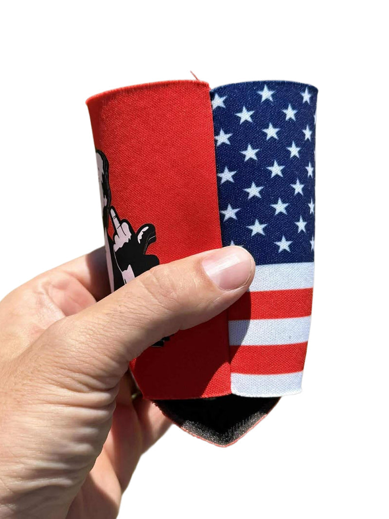 Load image into Gallery viewer, Middle Fingers 12oz Koozie Americana
