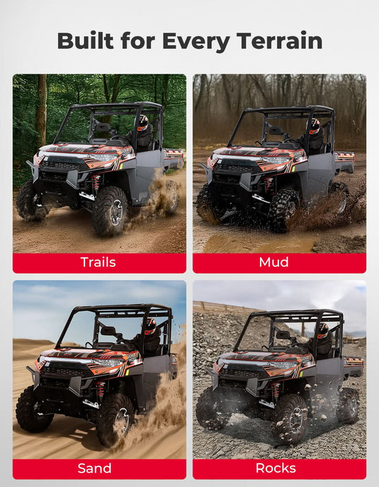 UTV Aluminum Half Door for Ranger XP 1000 2018-2025