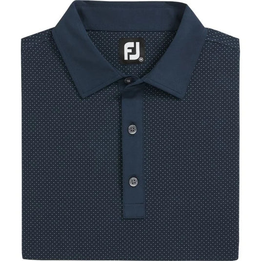 FootJoy Jacquard Dot Lisle Golf Polo