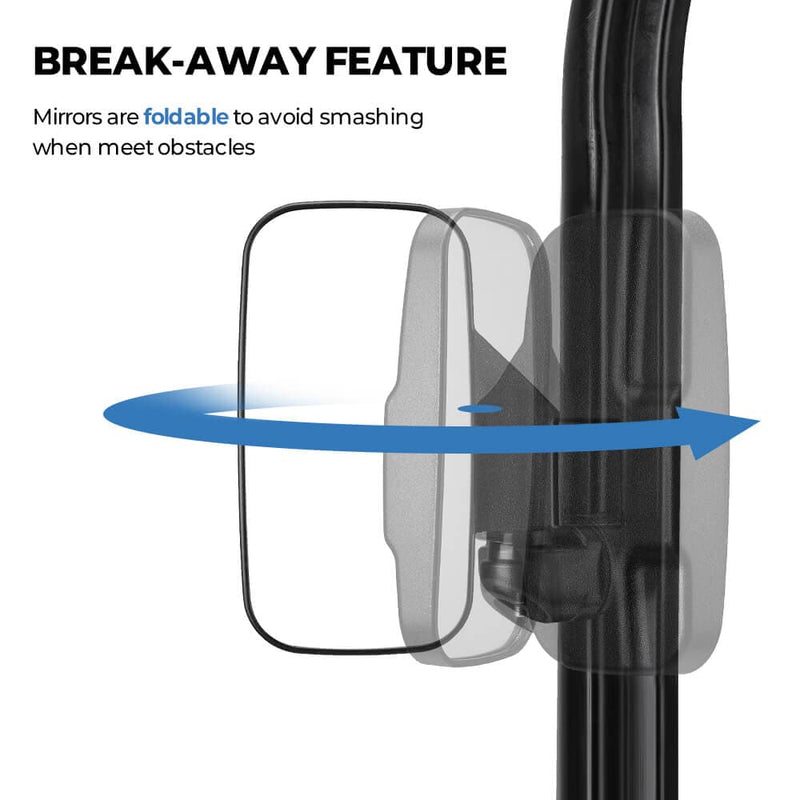 Load image into Gallery viewer, Adjustable Side Mirrors &amp; Rear View Mirror For Polaris Ranger/ Defender
