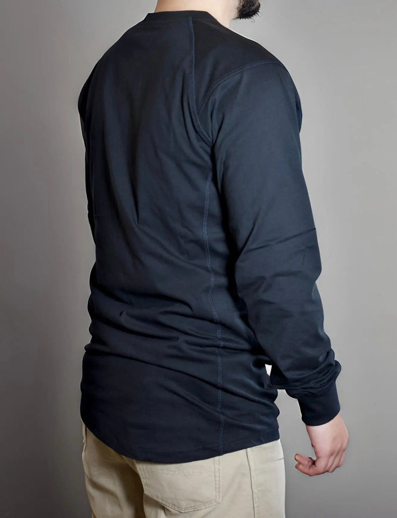 Load image into Gallery viewer, FR 3-Button Henley Shirt - Black
