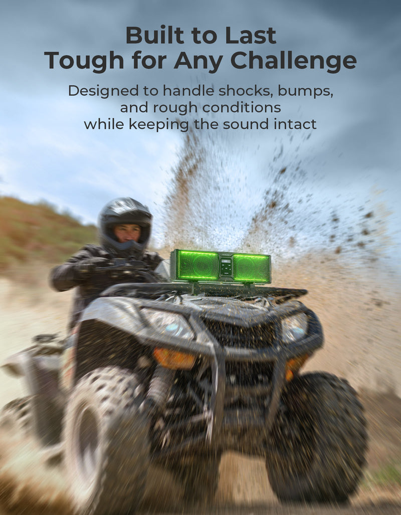 Load image into Gallery viewer, 16” RGB Universal Sound Bar for Can Am Maverick X3/ RZR w/ 1.75''-2.25'' Roll Bar
