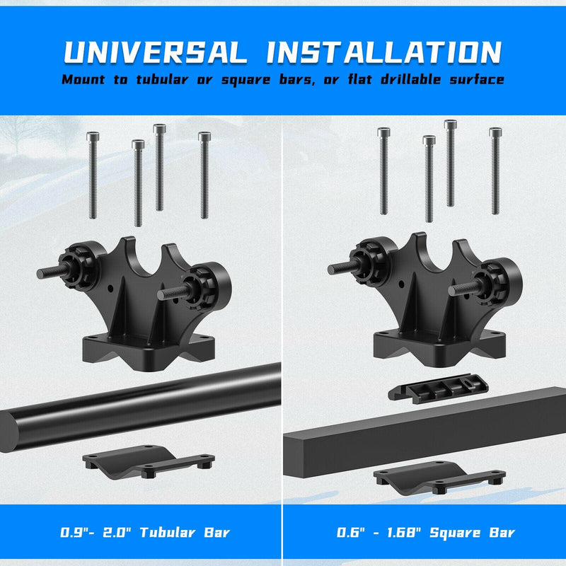 Load image into Gallery viewer, UTV ATV Double U-bracket Mount Grip
