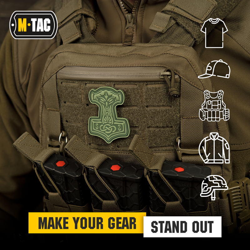 Load image into Gallery viewer, M-Tac patch Mjolnir PVC
