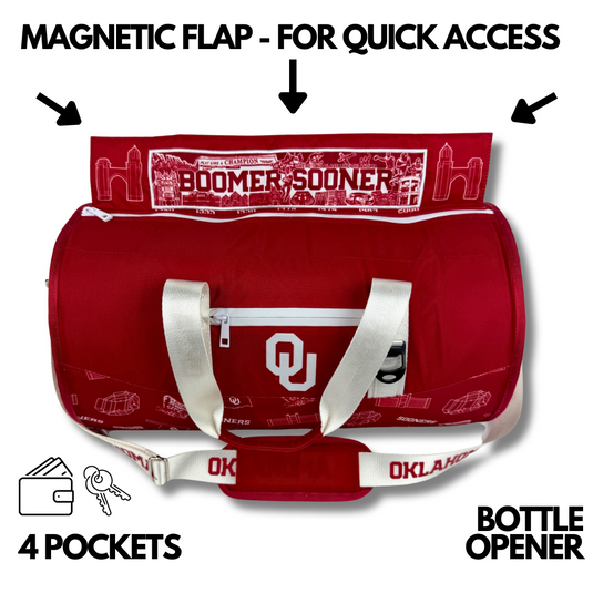 University of Oklahoma Duffel Cooler