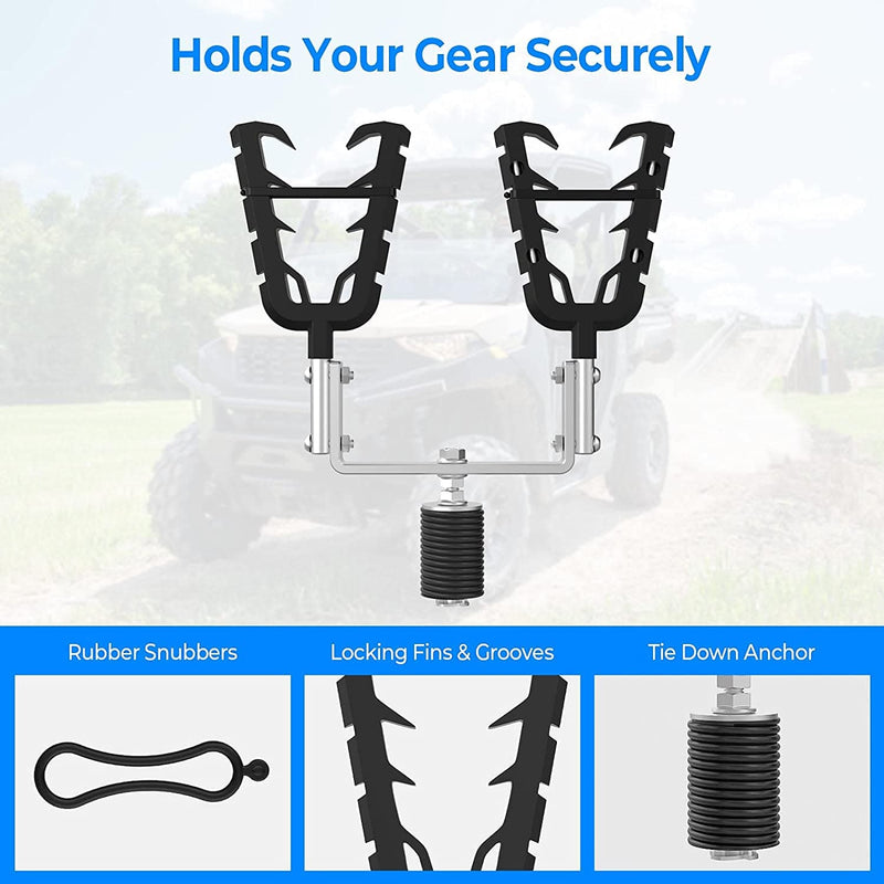 Load image into Gallery viewer, UTV Gun Mount, Tool Rack Fit Polaris Ranger &amp; General
