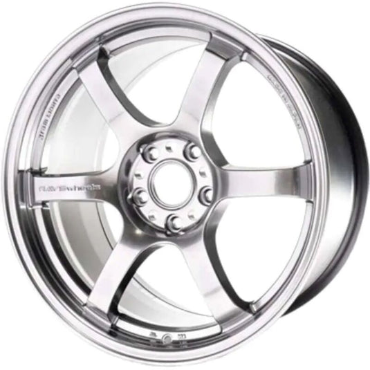 Gram Lights 57DR 17x9.0 +38 5x114.3 Grace Silver Wheel
