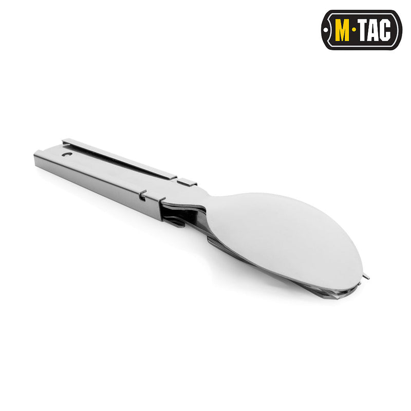 Load image into Gallery viewer, M-Tac Steel Large Cutlery Set (4 items)
